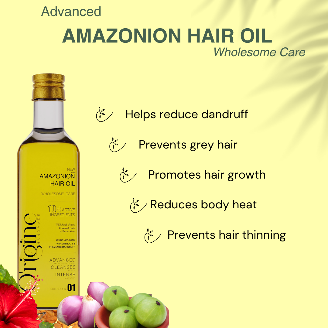 Amazonion Hair Oil- Black Edition