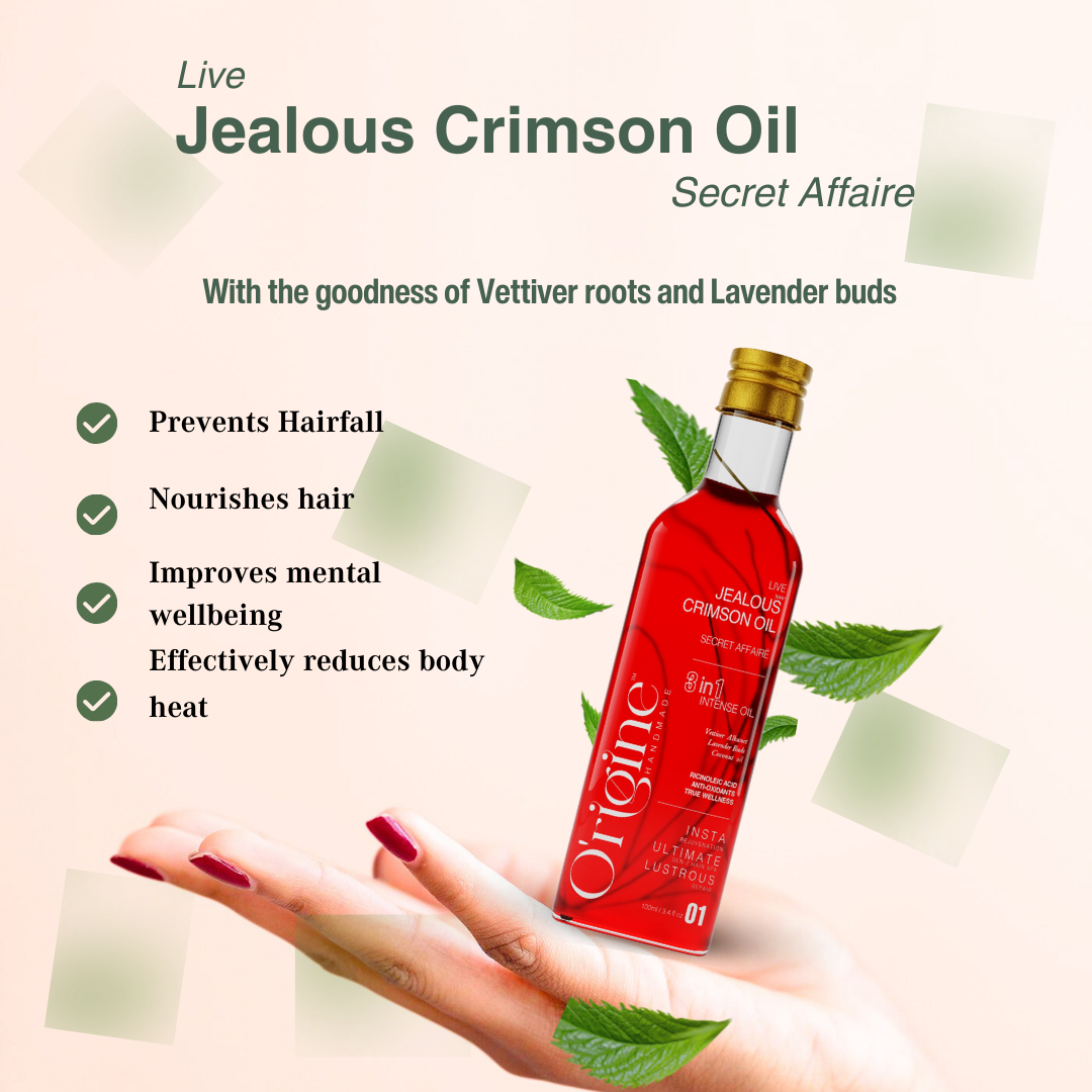 Jealous Crimson Hair Oil