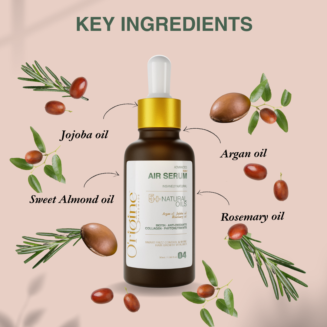 image of origine air serum key ingrediants