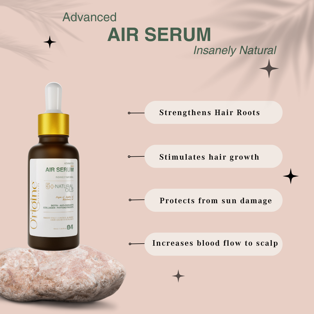 image of origine air serum with benefits banner