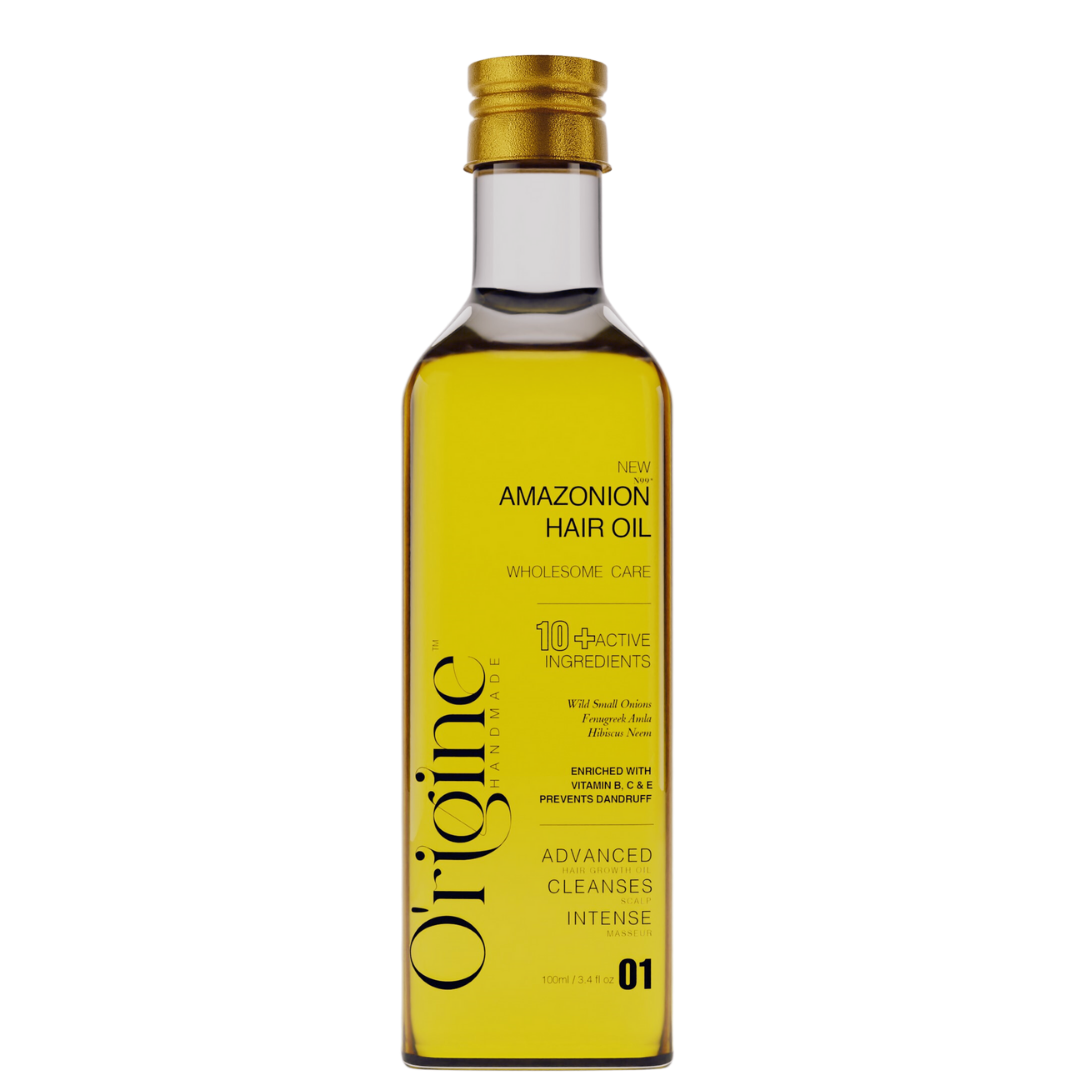 image of origine amazonion hair oil alone 