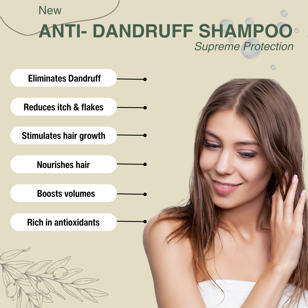 image of anti dandruff shampoo benefits with girl image