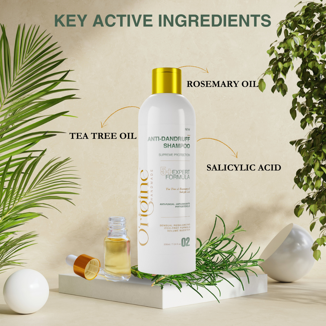 image of key active ingrediants in anti dandfuff shampoo